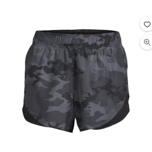 Athletic Works Black Camouflage Core Running Shorts With Pockets Size L (12-14)